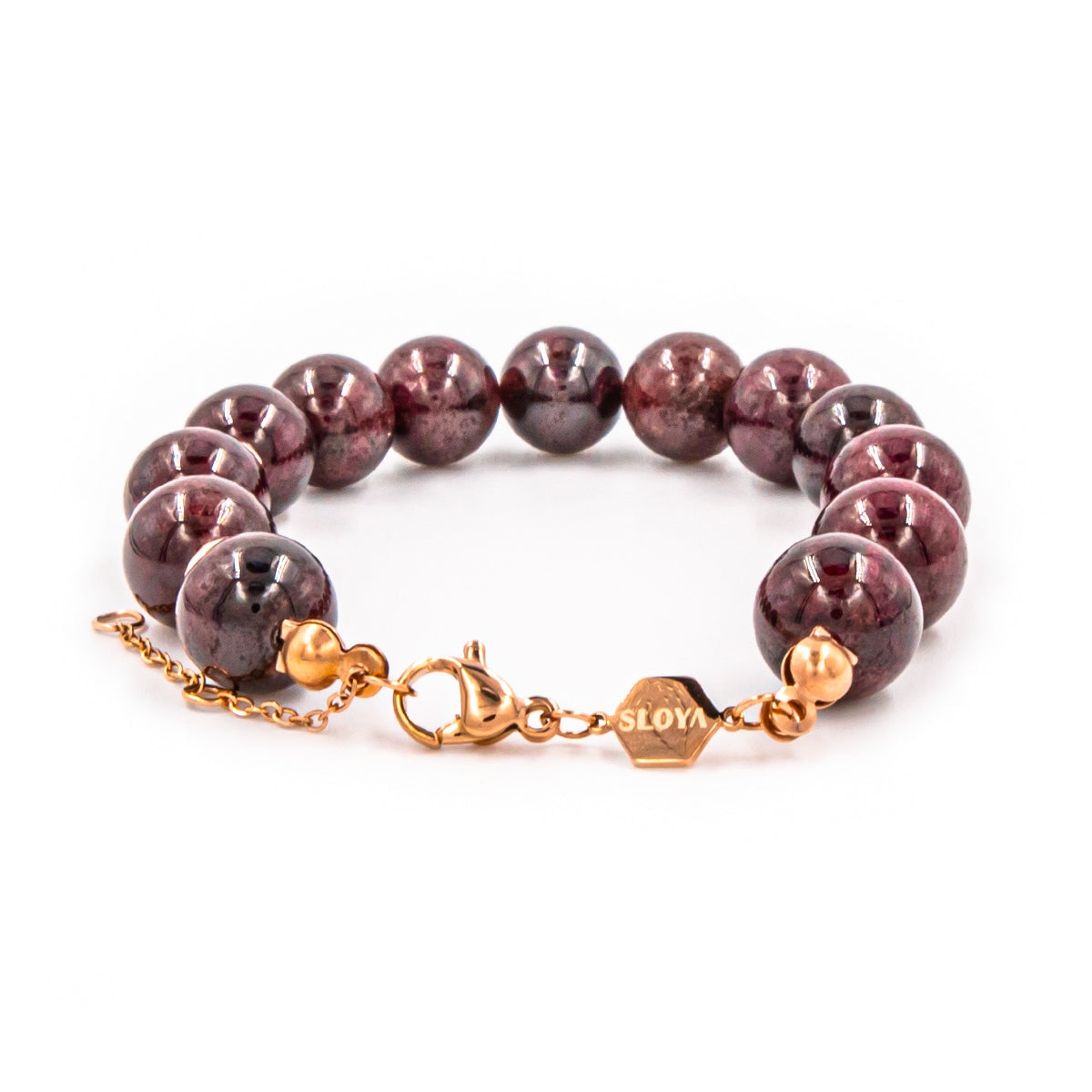 Bracelet Kamelia en pierres naturelles de Grenat - SLOYA