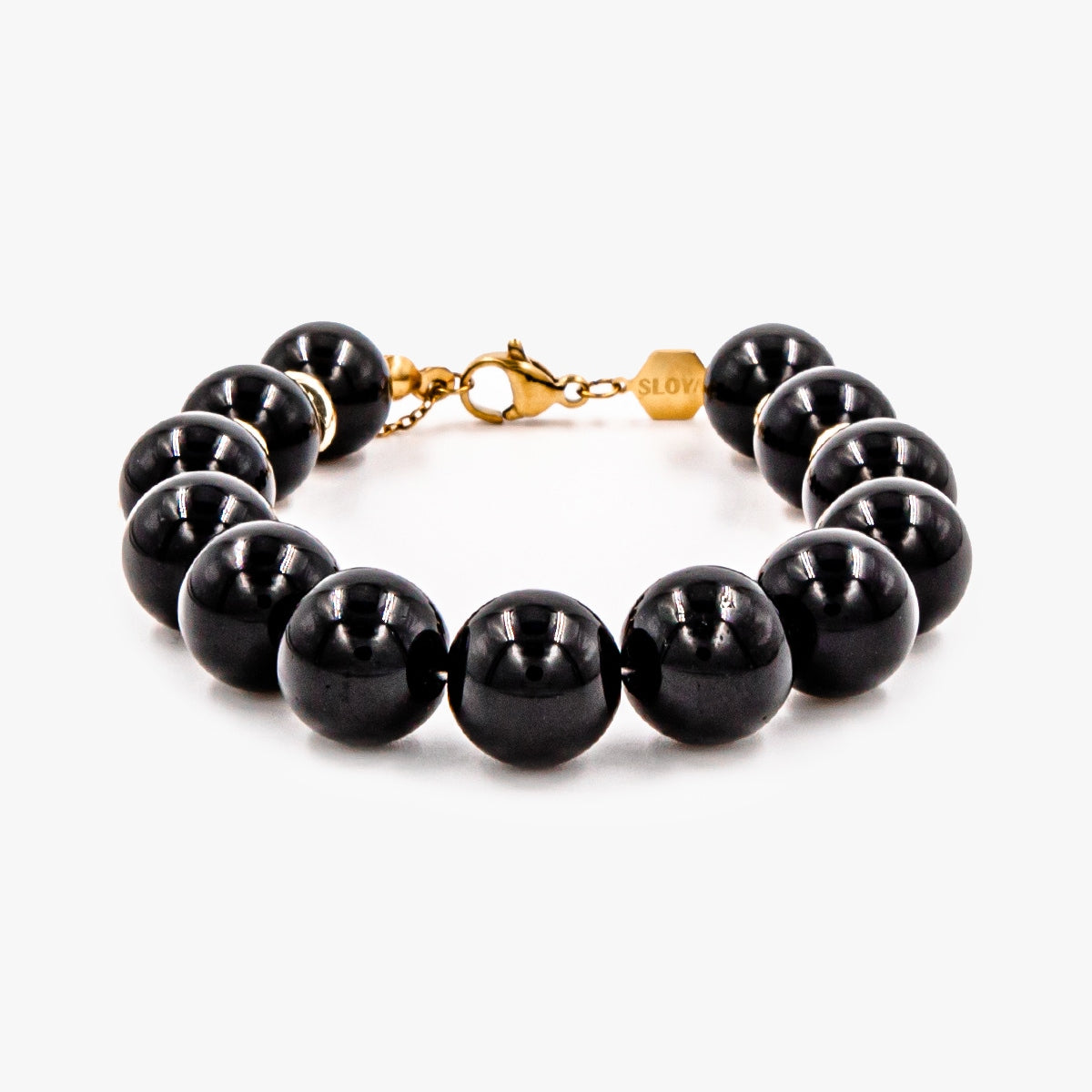 Bracelet Kamelia en pierres naturelles d’Obsidienne - SLOYA