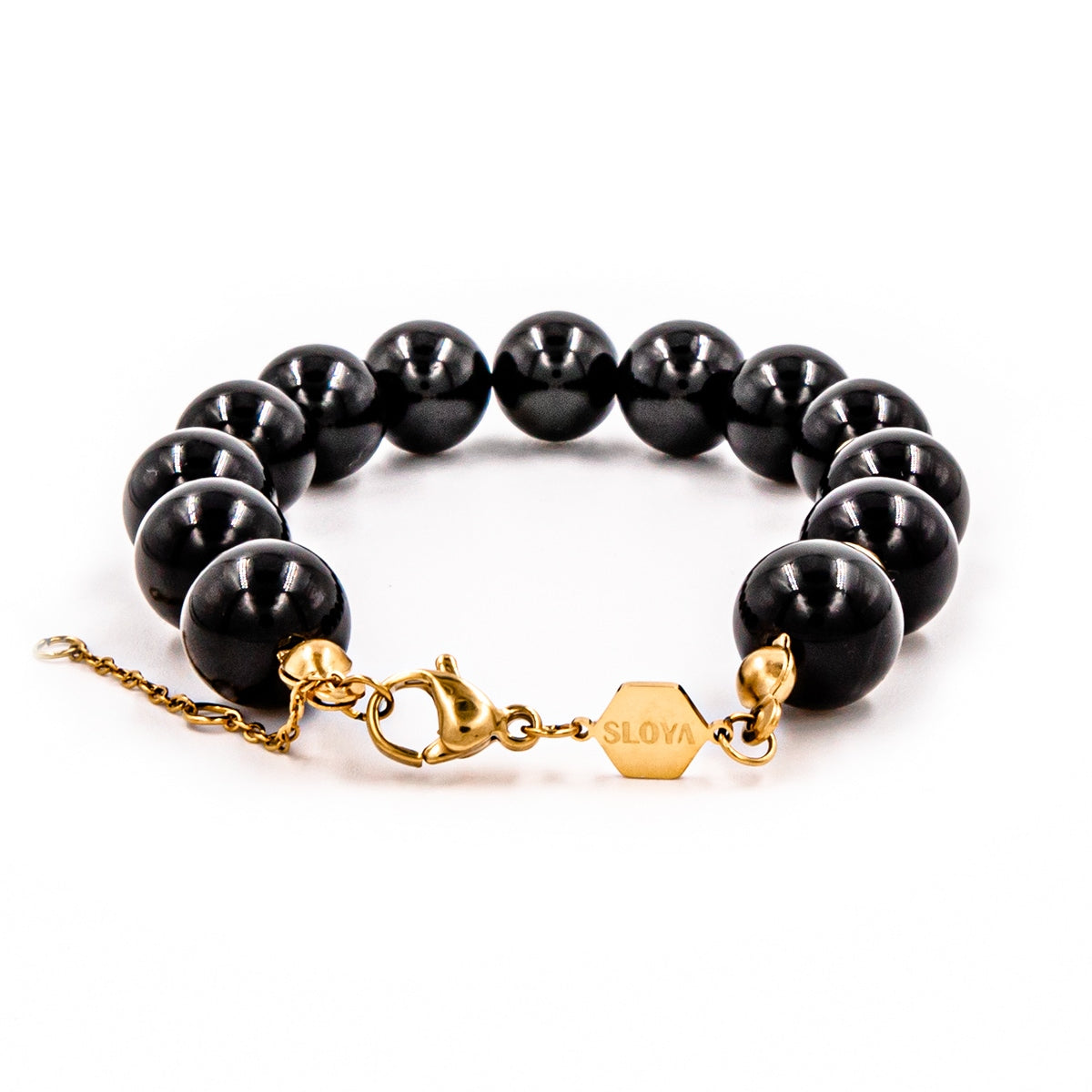 Bracelet Kamelia en pierres naturelles d’Obsidienne - SLOYA