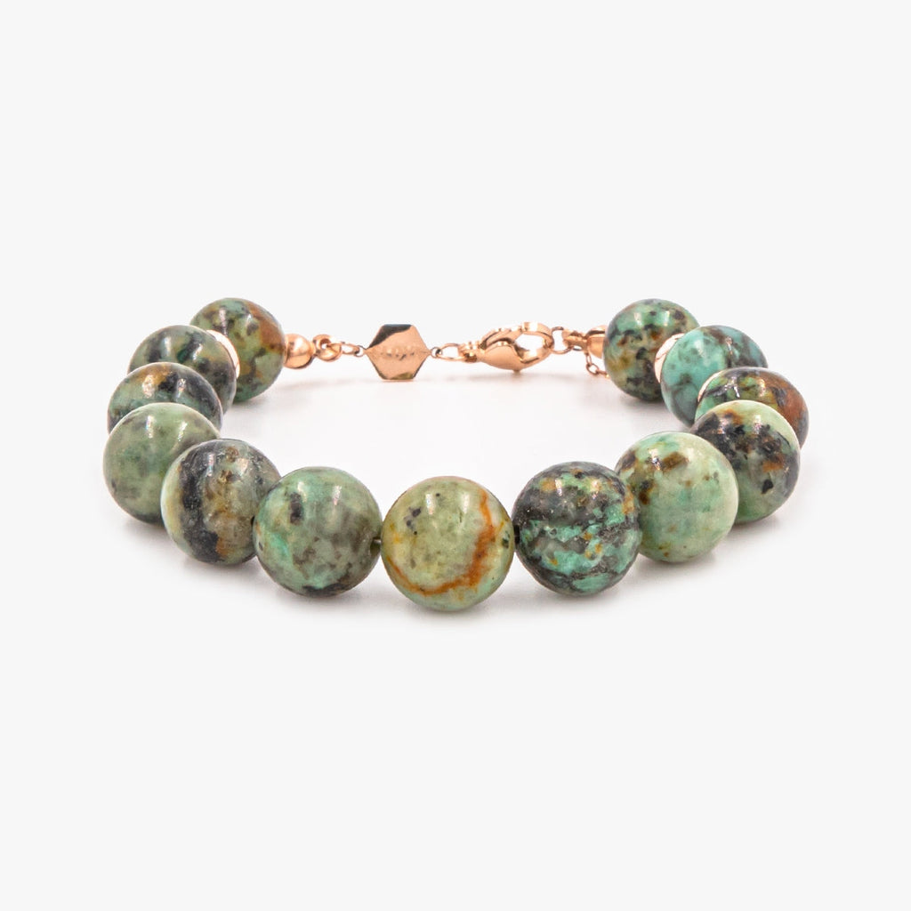 Bracelet Kamelia en pierres naturelles de Turquoise africain - SLOYA