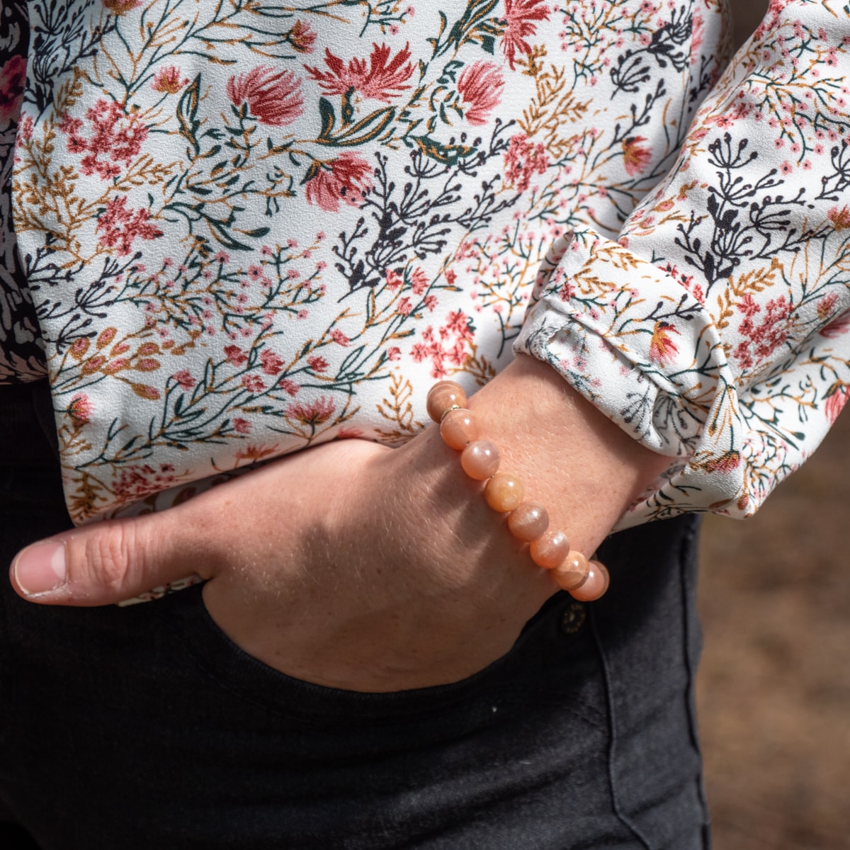 Bracelet femme Kamelia en pierres de Soleil - SLOYA