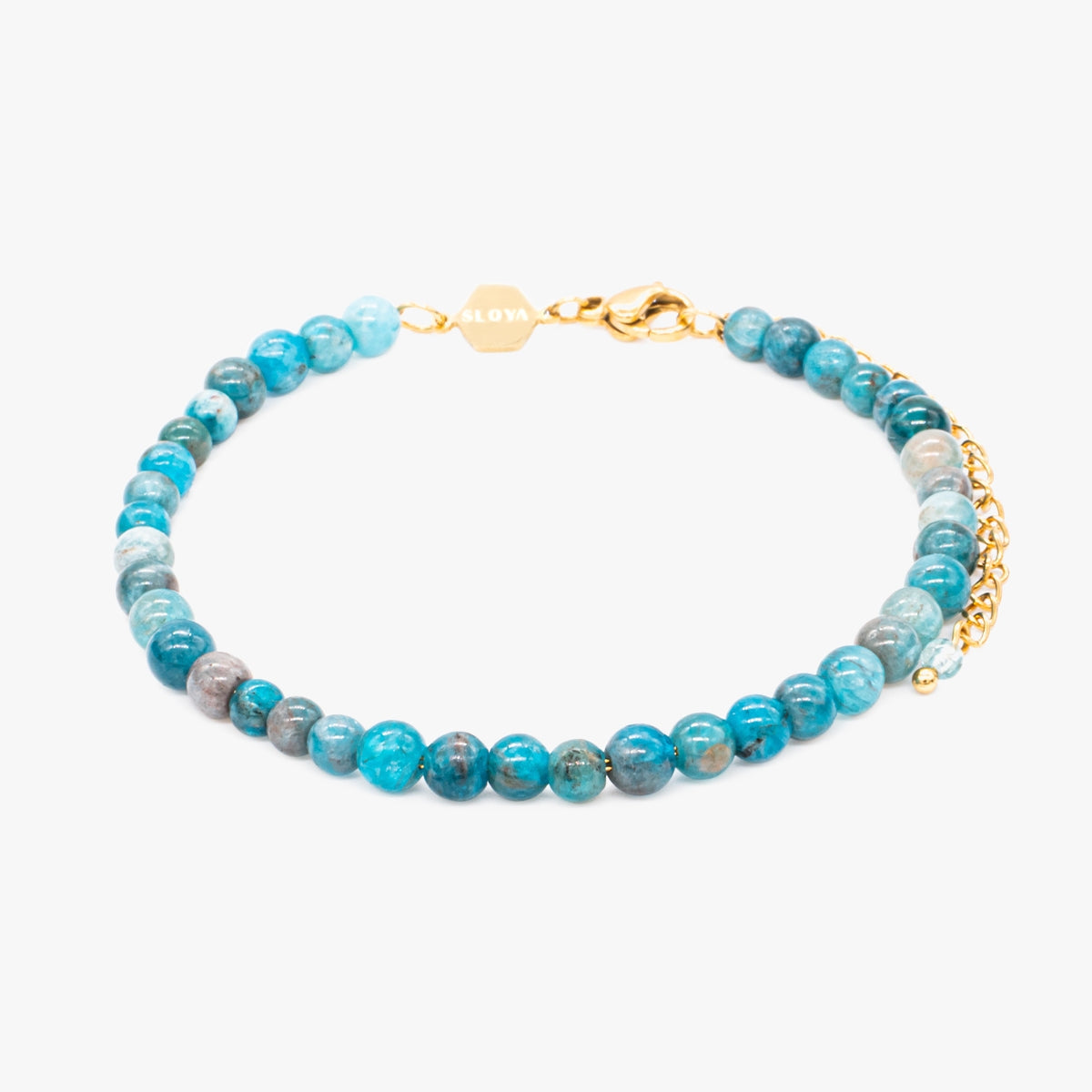 Bracelet Serena en pierres Apatite - SLOYA