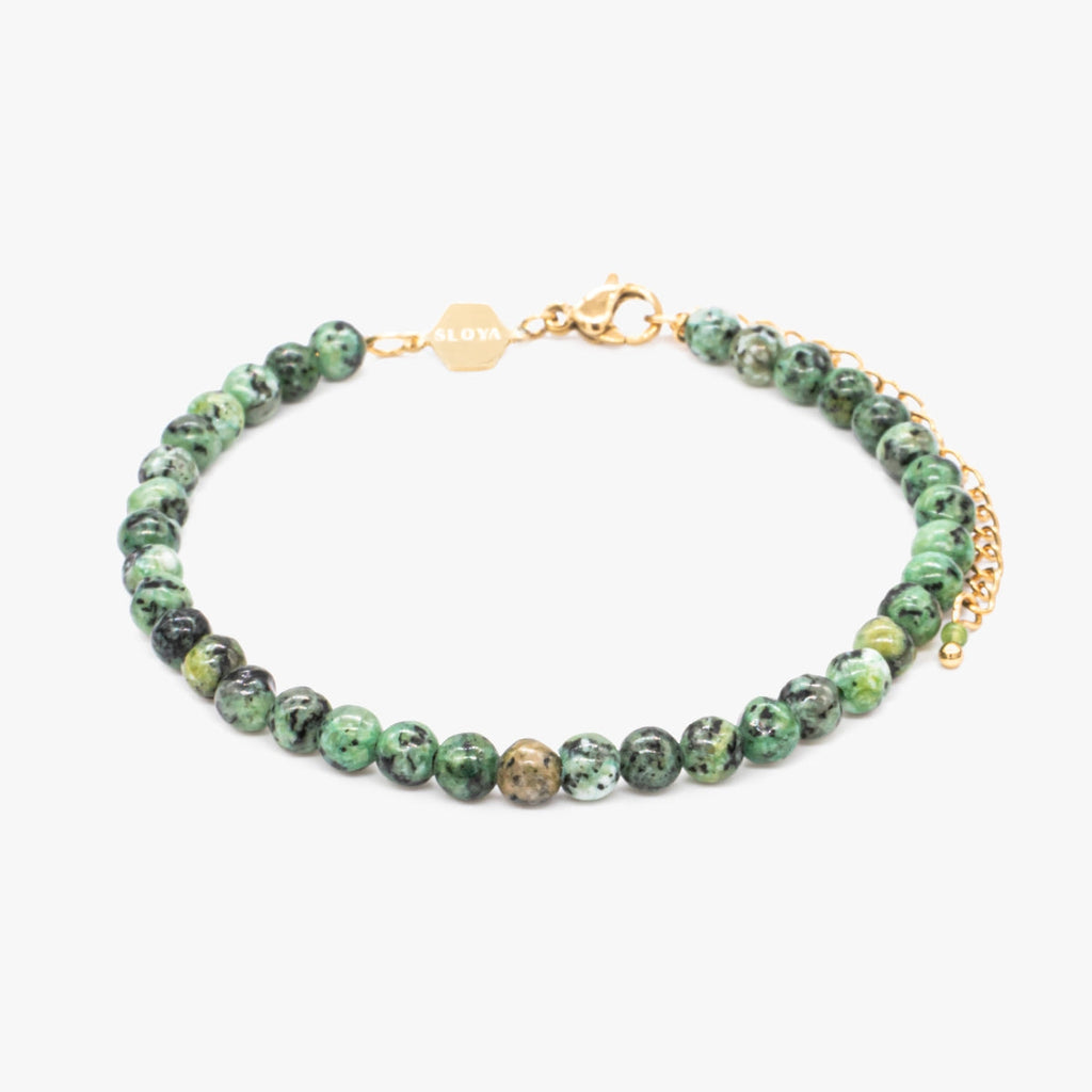 Bracelet Serena en pierres Turquoise Africain - SLOYA