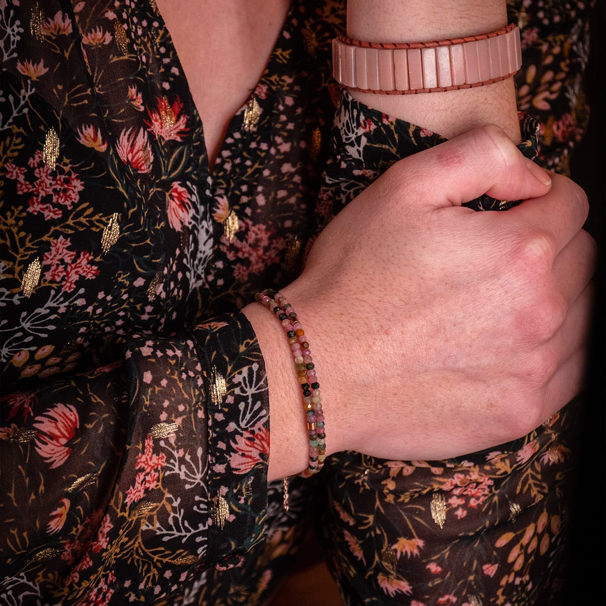 Bracelet Lumia en pierres naturelles de Tourmaline - SLOYA