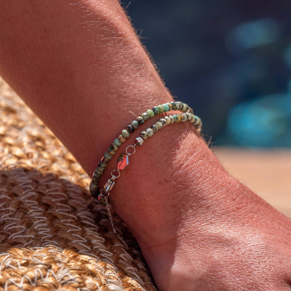 Bracelet LUMIA en pierres naturelles de Turquoise - SLOYA