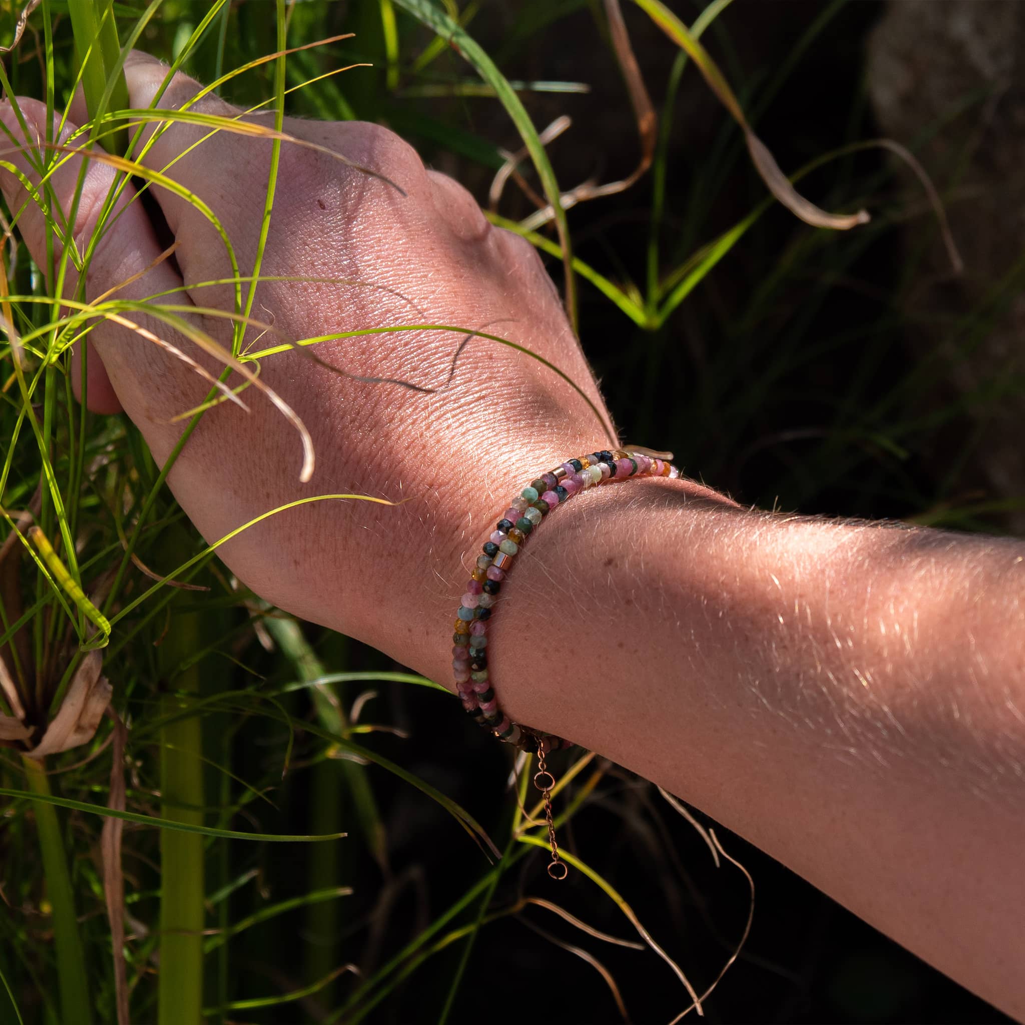 Bracelet Lumia en pierres naturelles de Tourmaline - SLOYA