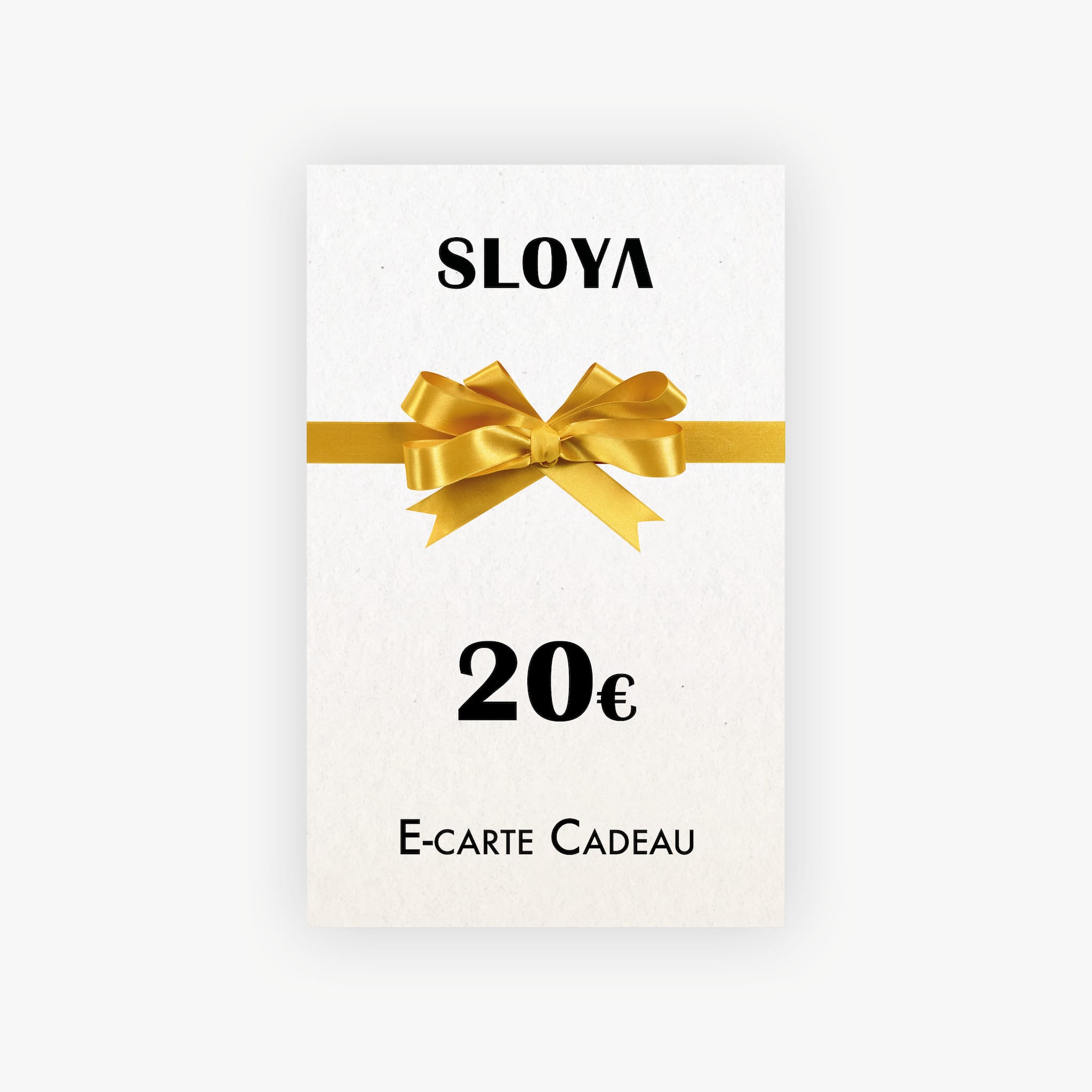 E-carte Cadeau SLOYA