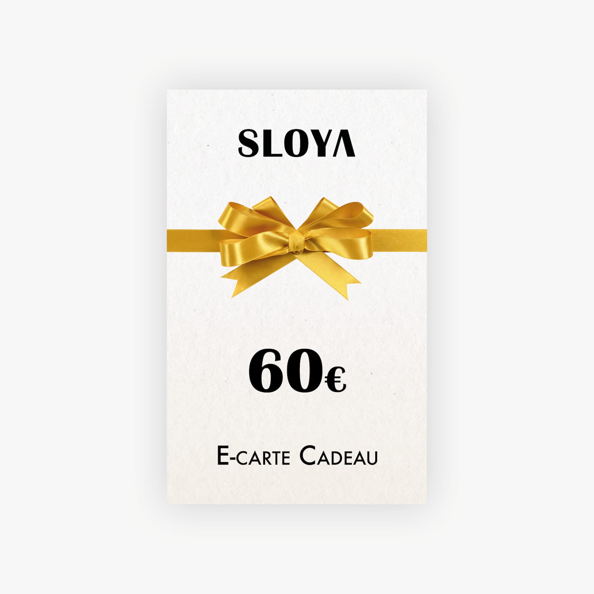 E-carte Cadeau SLOYA