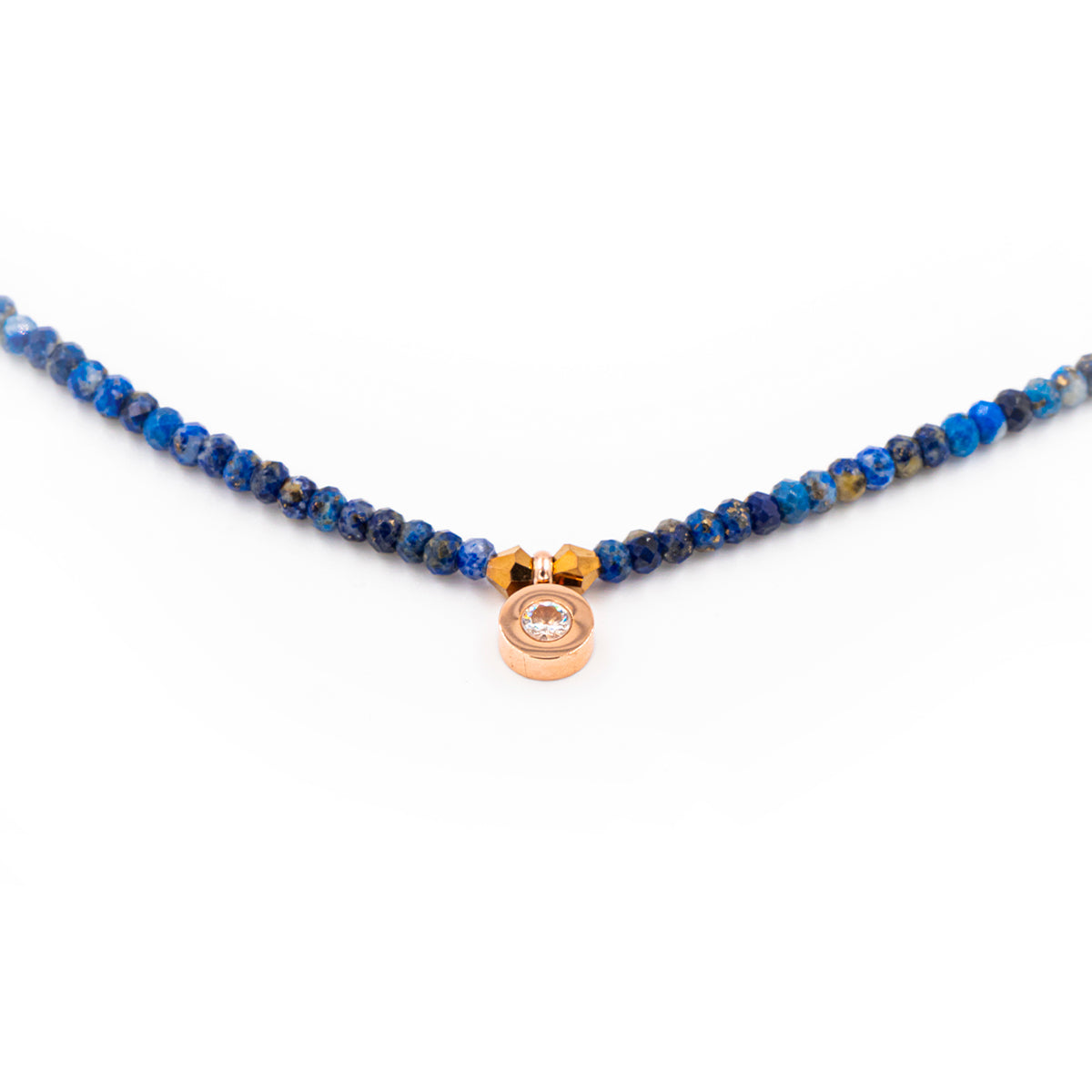 Collier Lumia en pierres naturelles de Lapis-Lazuli - SLOYA