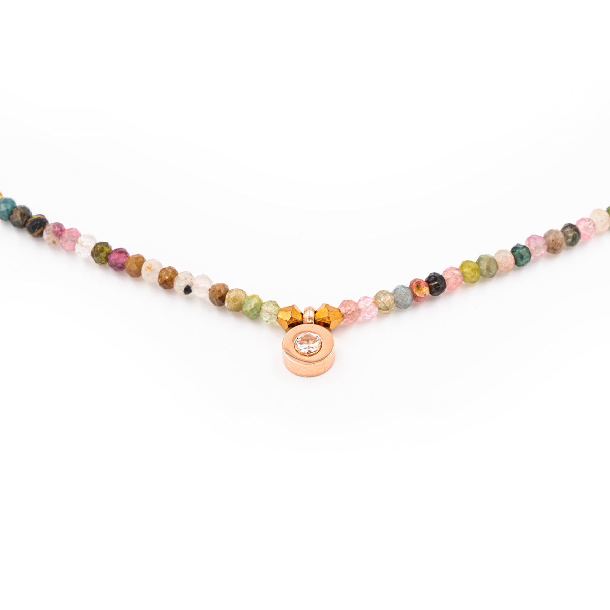 Collier Lumia en pierres naturelles de Tourmaline - SLOYA