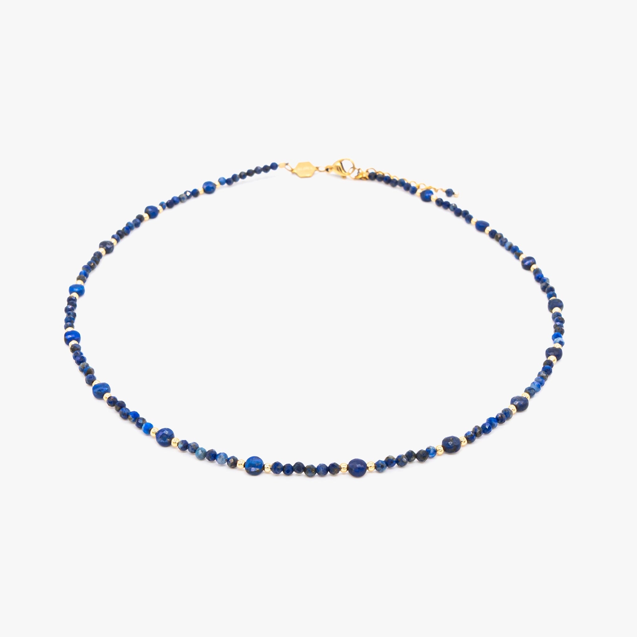 Collier Paloma en pierres Lapis-lazuli - SLOYA