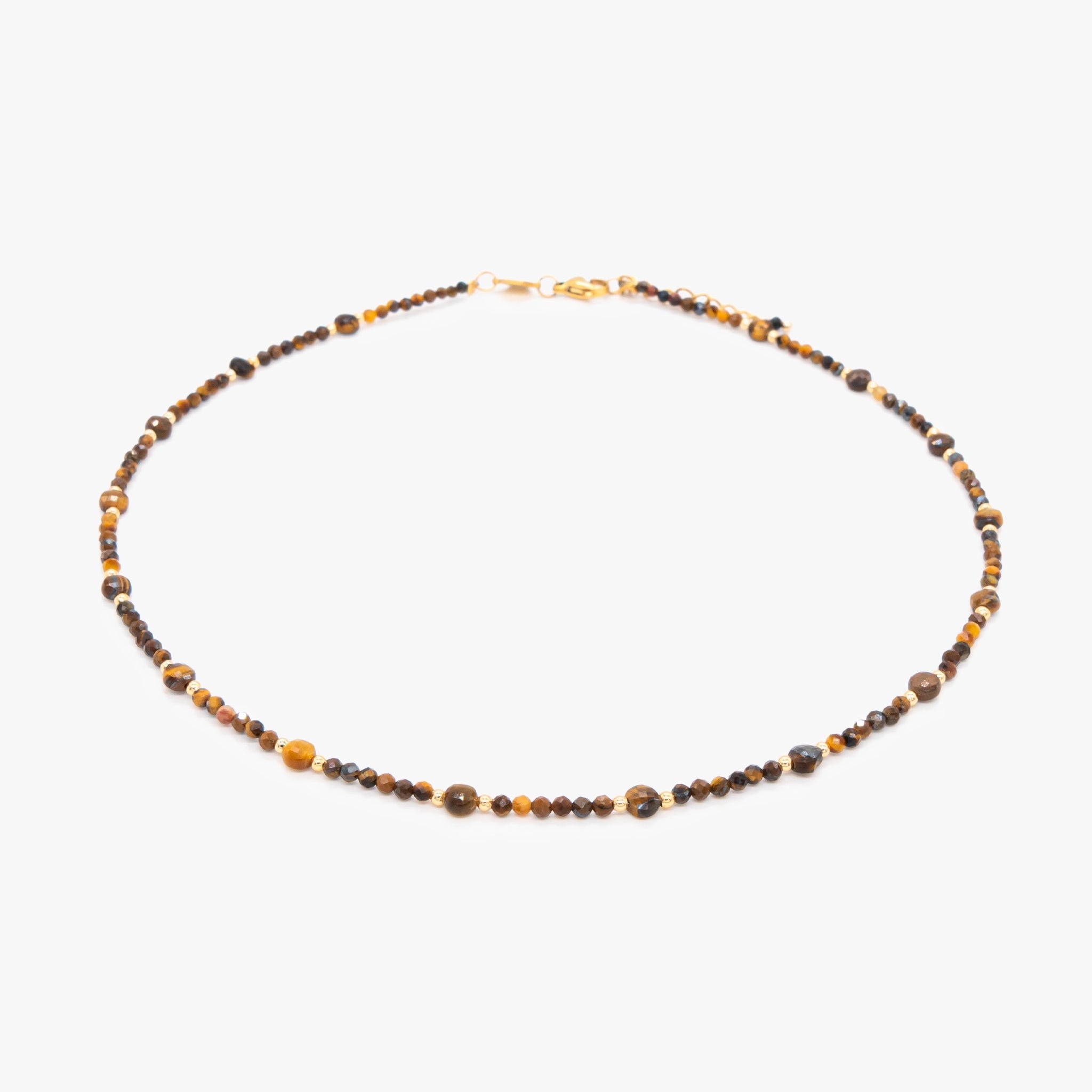 Collier Paloma en pierres Oeil de Tigre - SLOYA