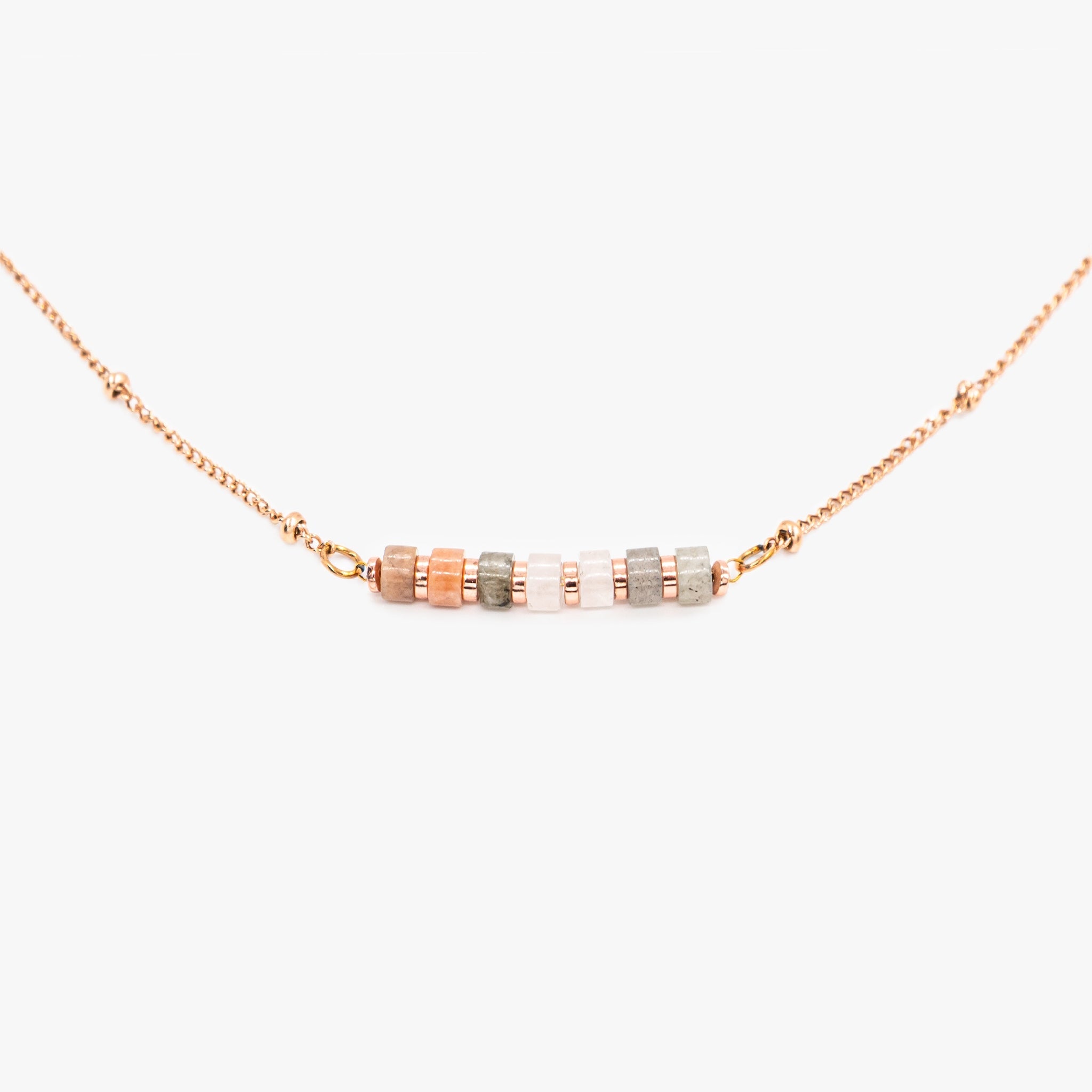 Collier Piana en Pierres de Lune - SLOYA