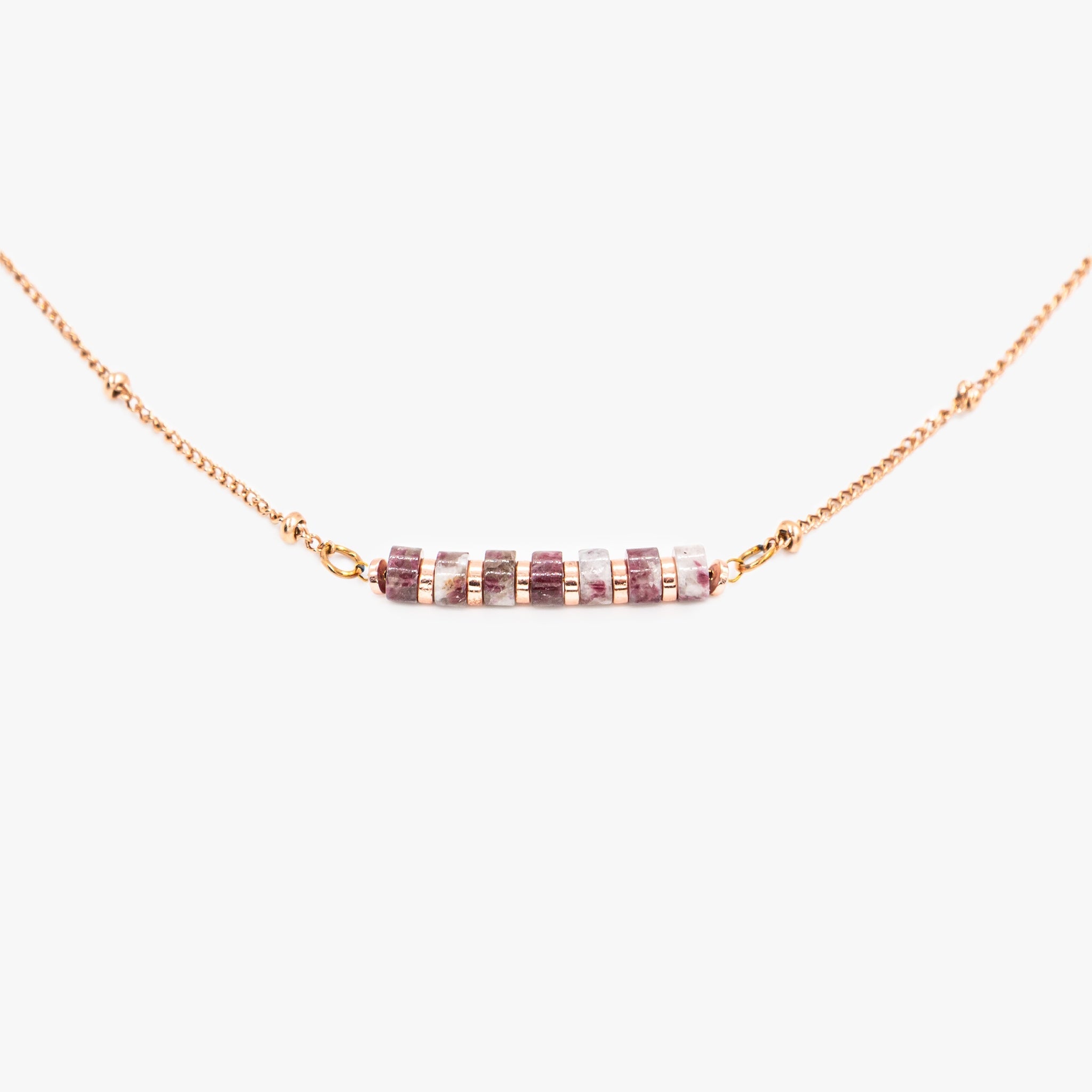 Collier Piana en pierres Tourmaline - SLOYA