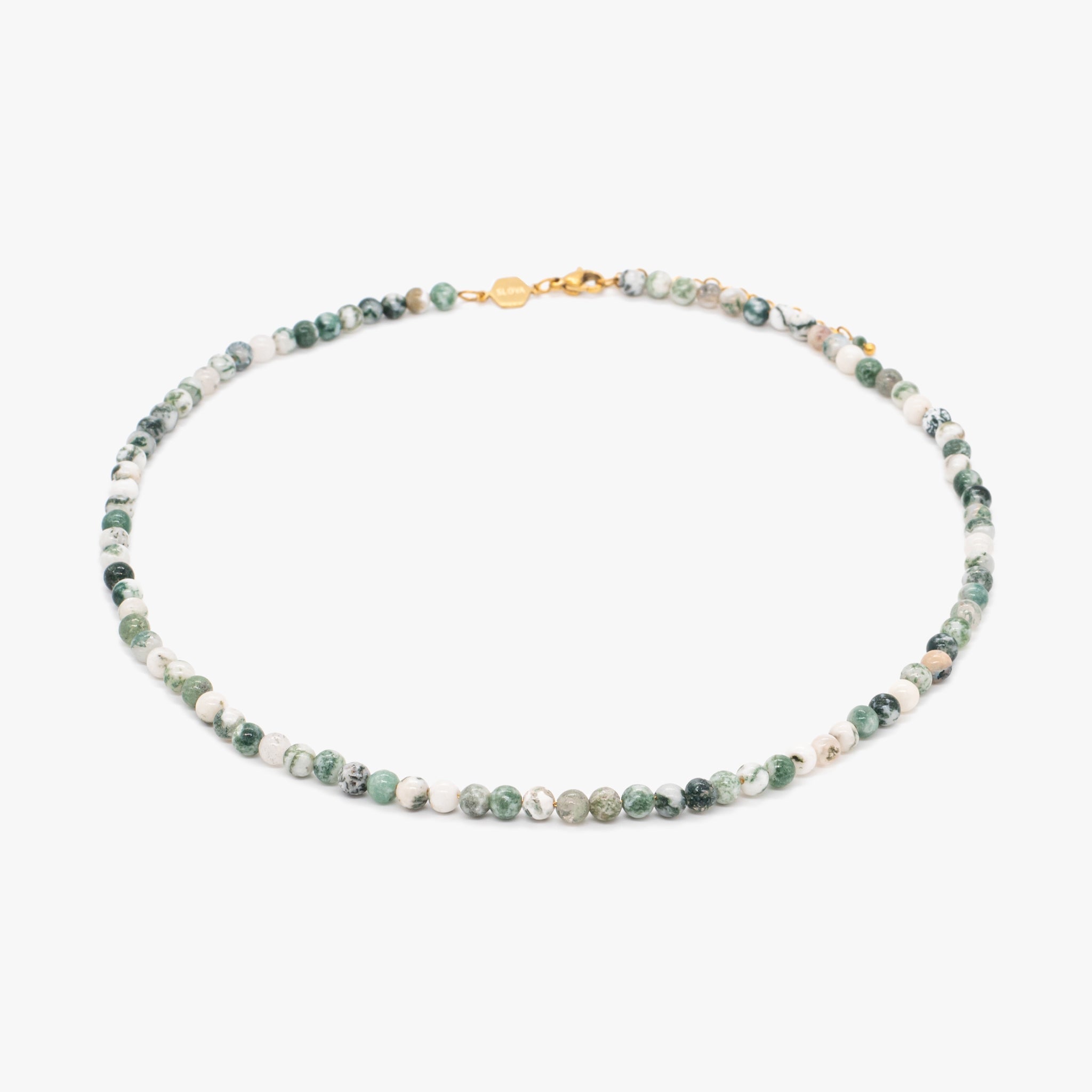 Collier Serena en pierres Agate Arbre - SLOYA