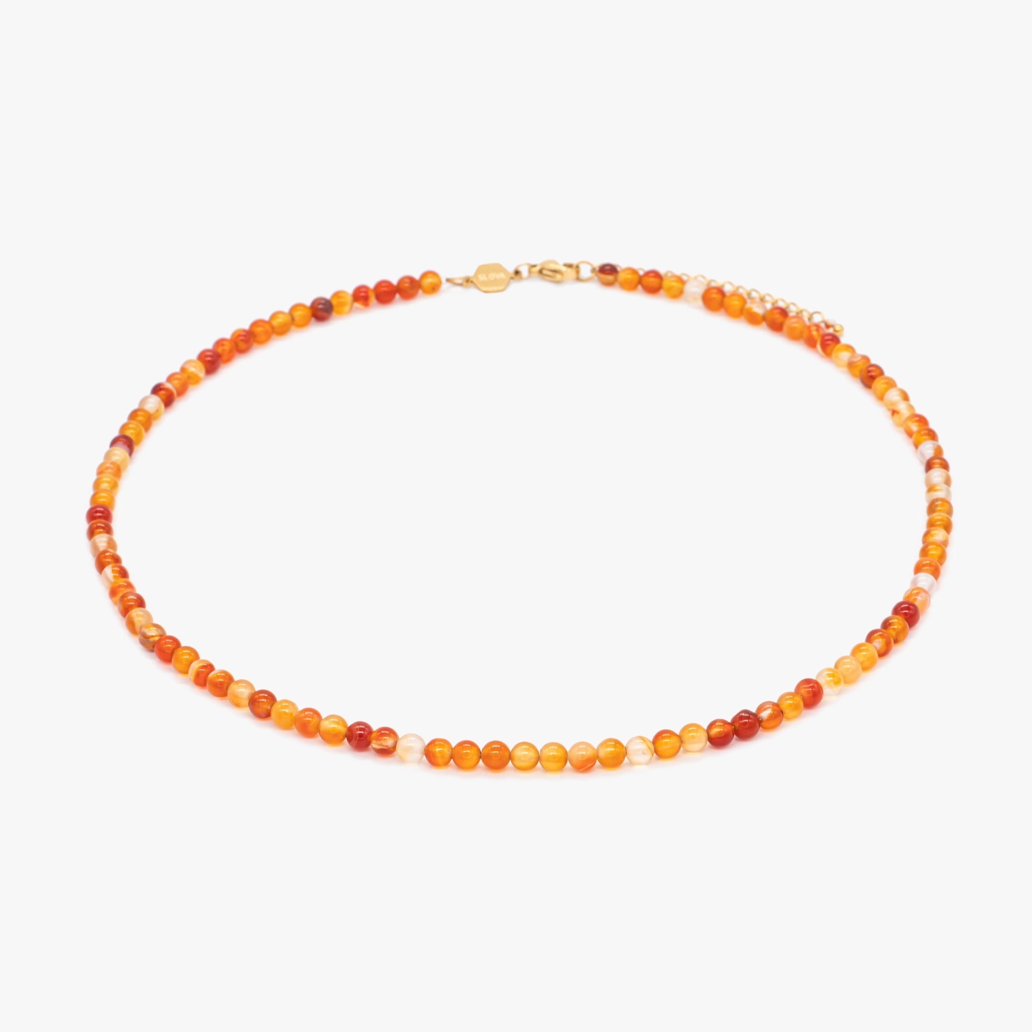 Collier Serena en pierres Cornaline - SLOYA