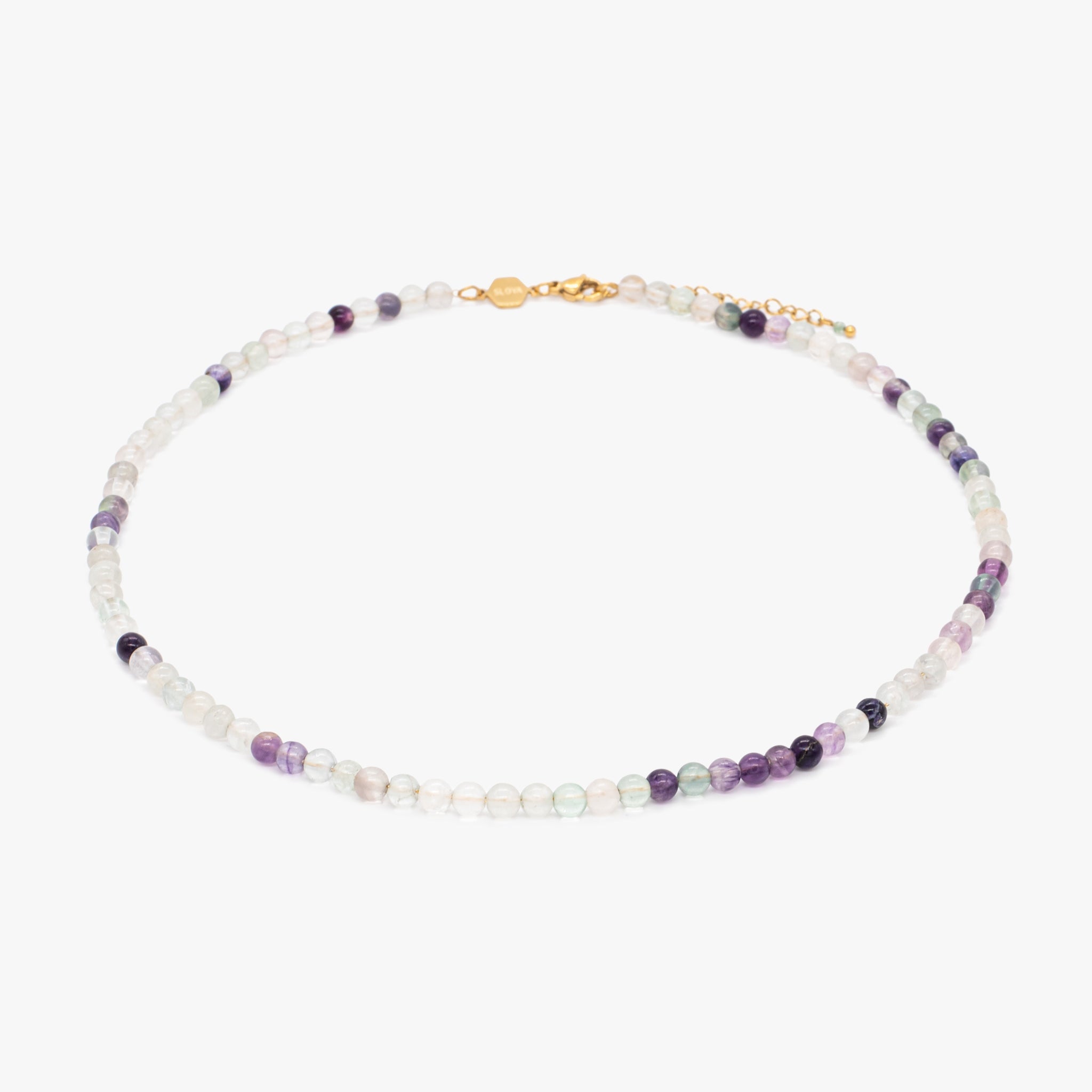 Collier Serena en pierres Fluorite - SLOYA
