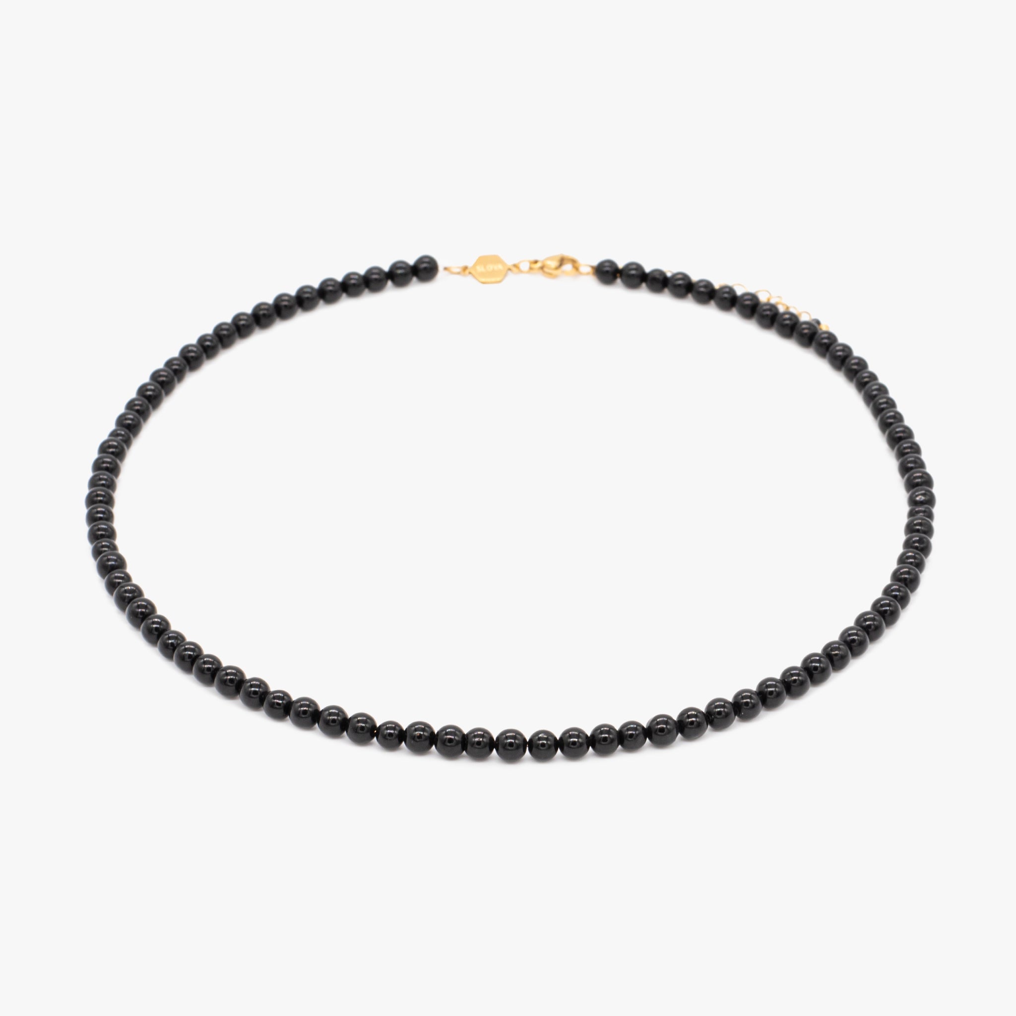 Collier Serena en pierres Obsidienne - SLOYA