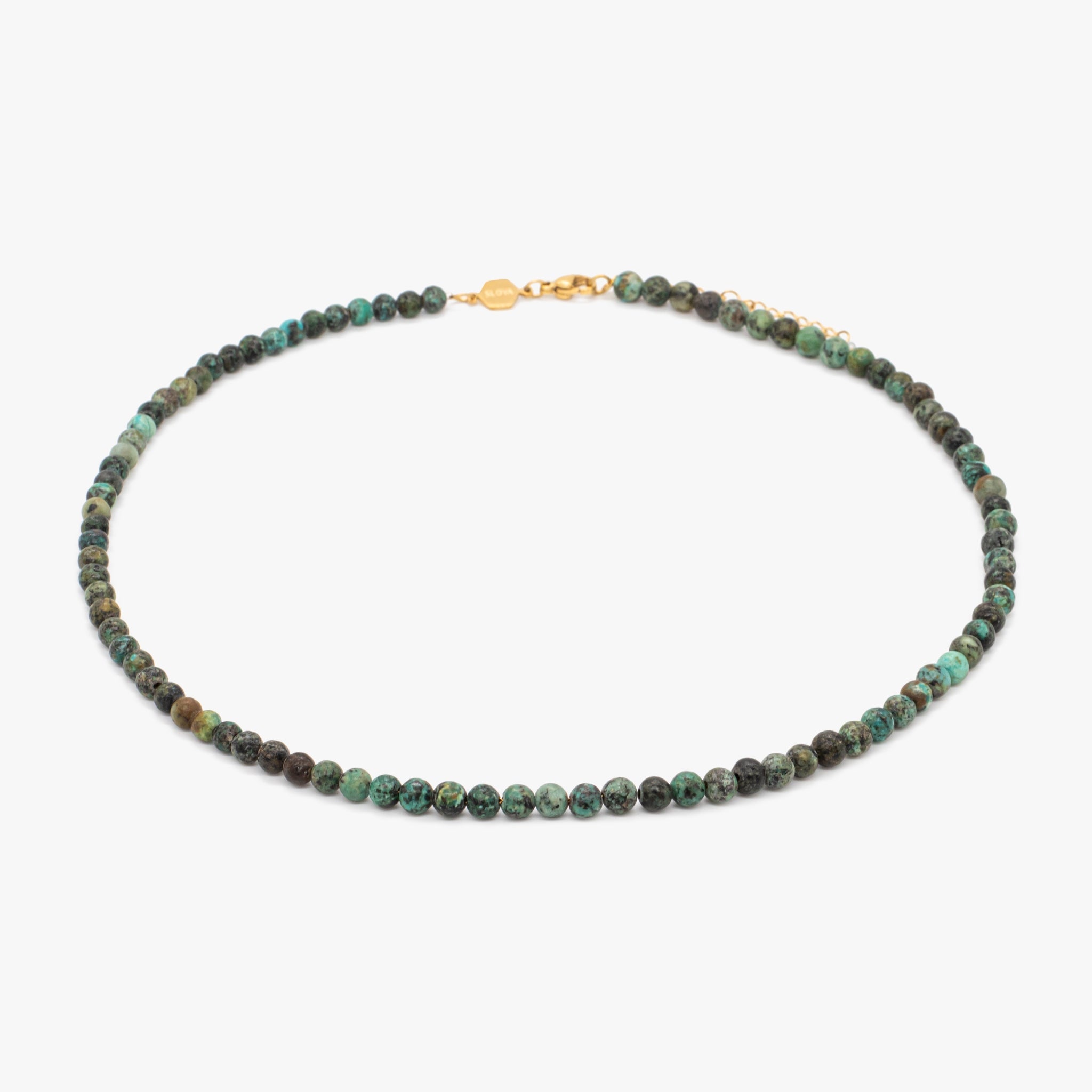 Collier Serena en pierres Turquoise Africain - SLOYA