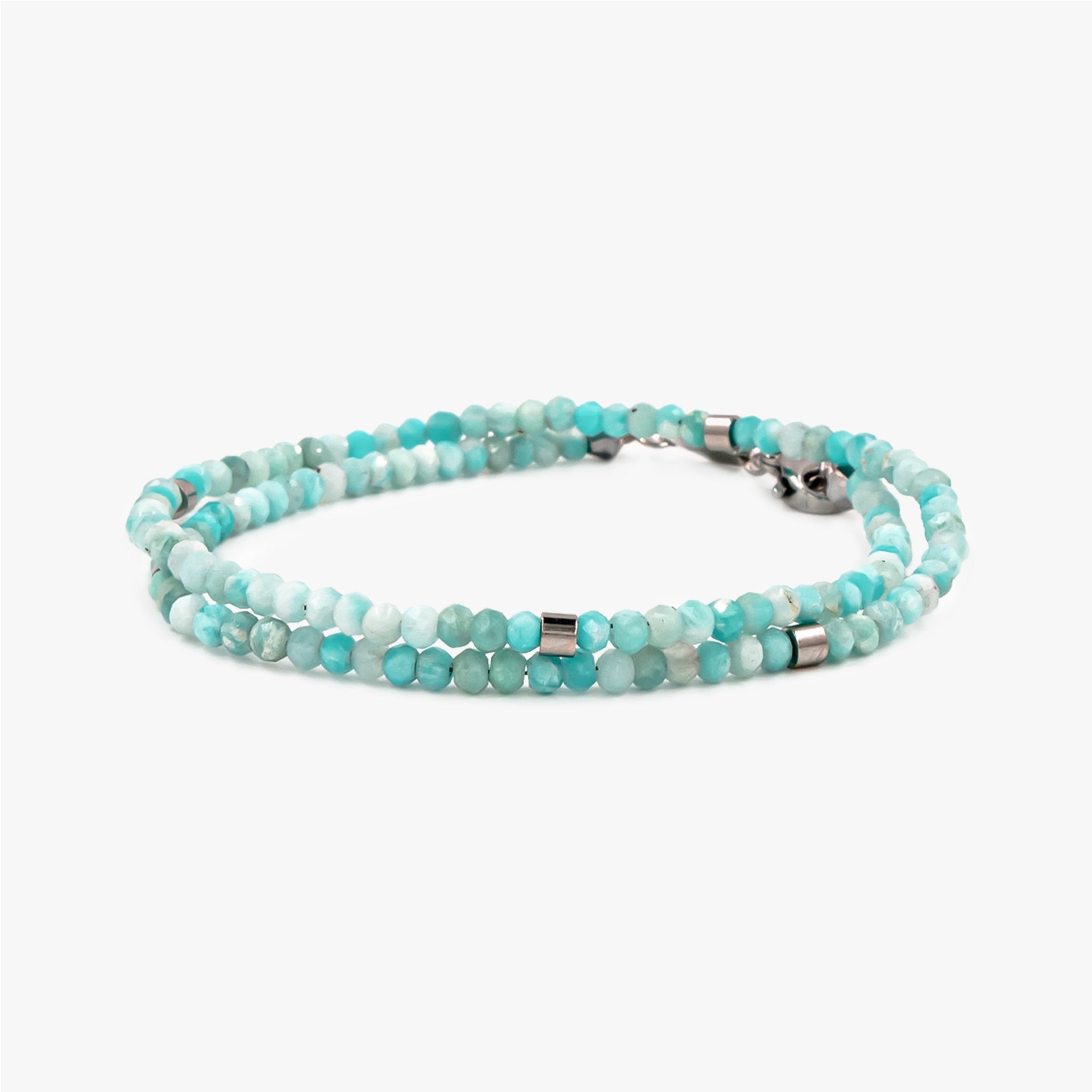 Bracelet Lumia en pierres naturelles d'Amazonite - SLOYA