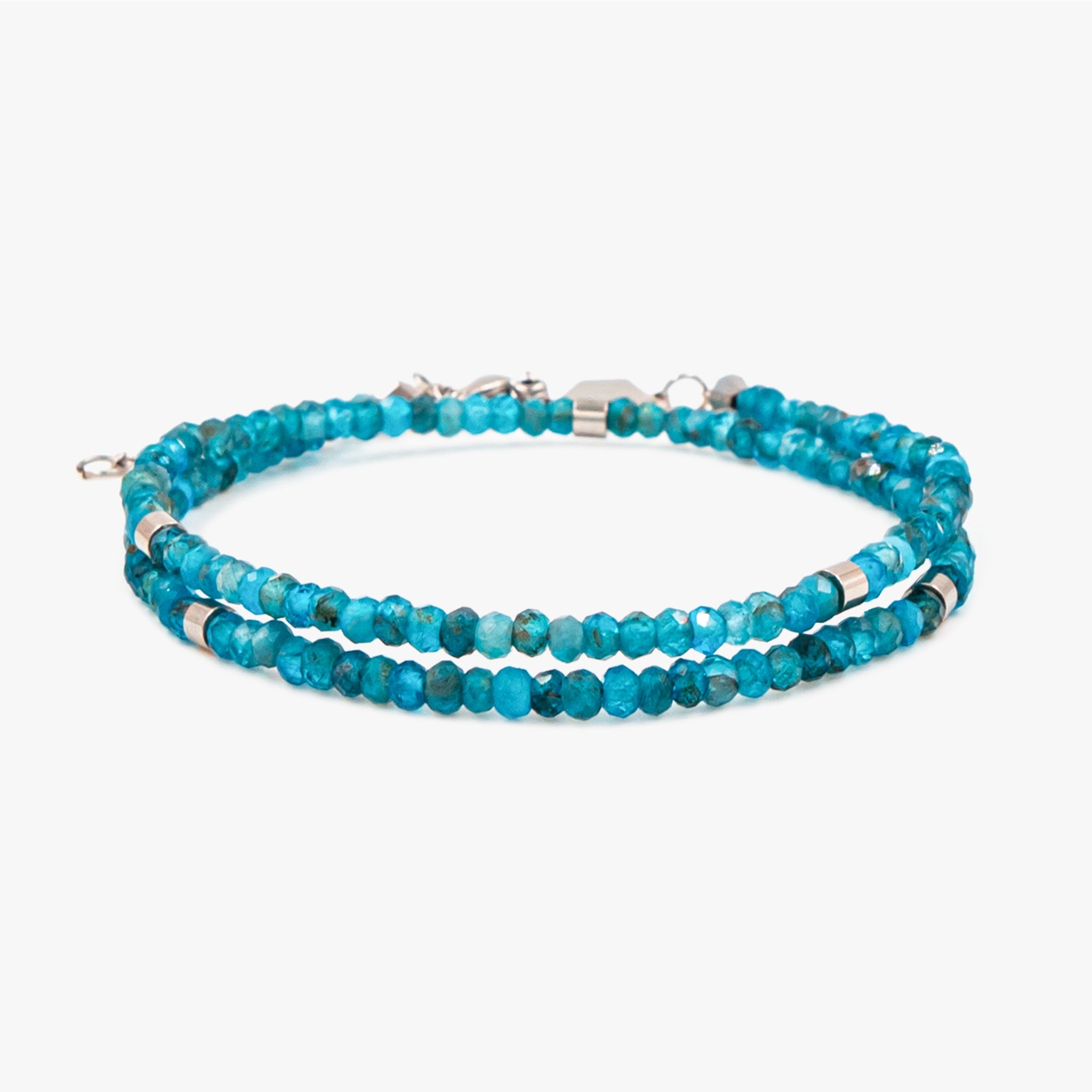 Bracelet Lumia en pierres naturelles d’Apatite - SLOYA