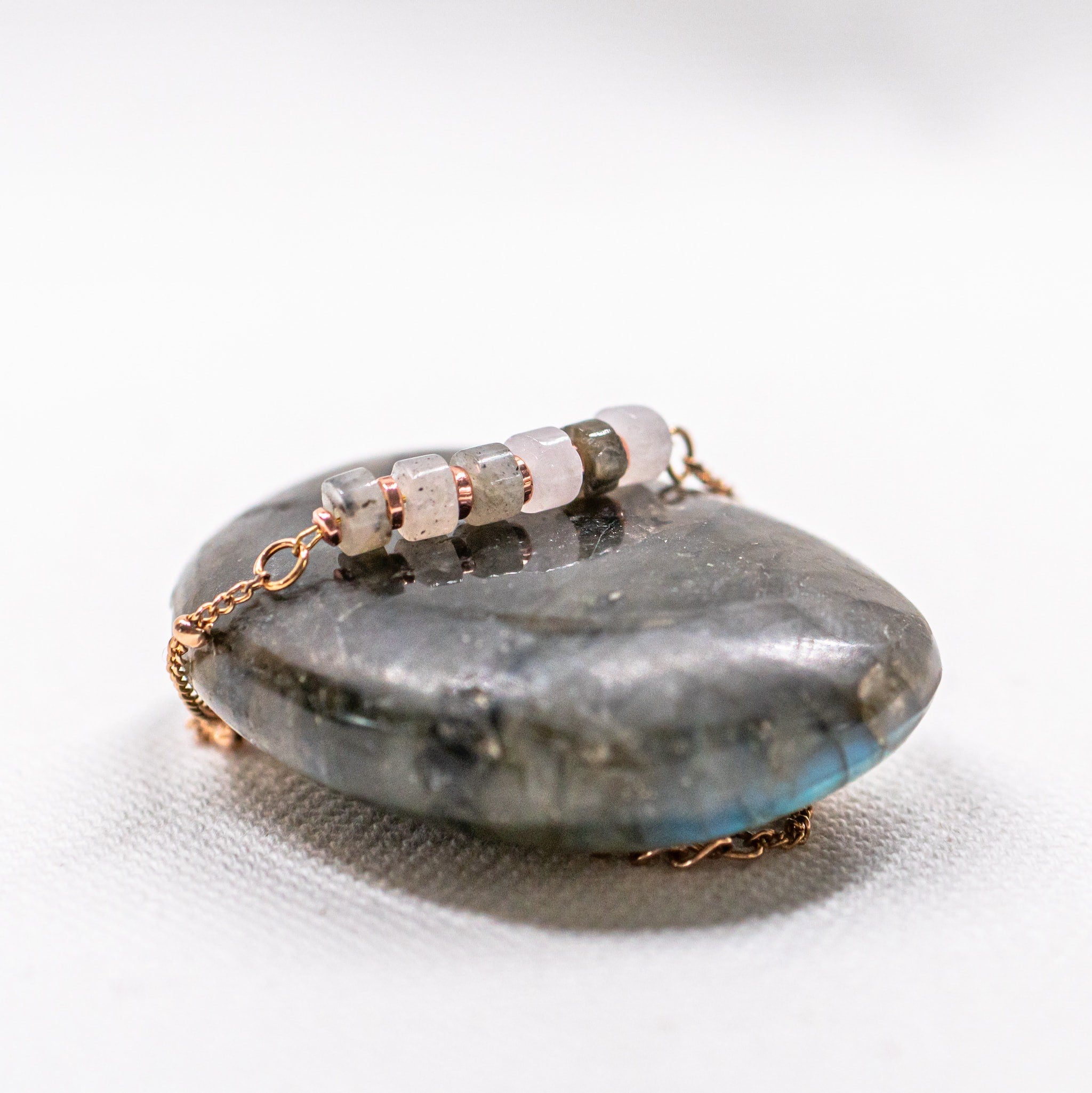 Bracelet PIANA en pierres Labradorite - SLOYA