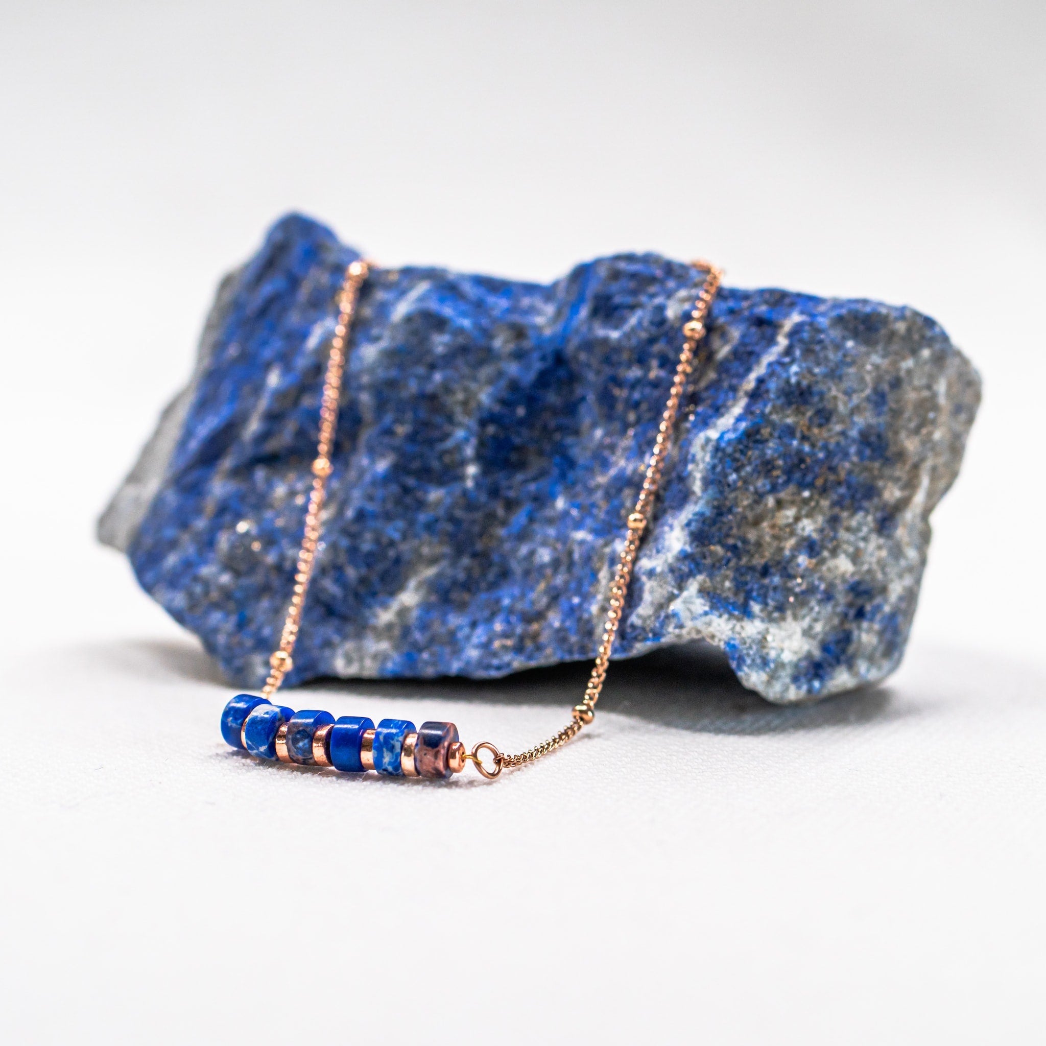 Bracelet PIANA en pierres Lapis-lazuli - SLOYA