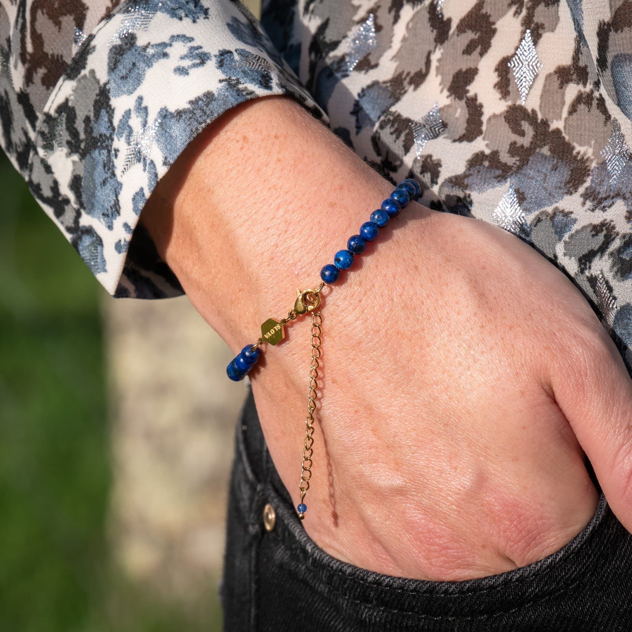 Bracelet Serena en pierres Lapis-lazuli - SLOYA