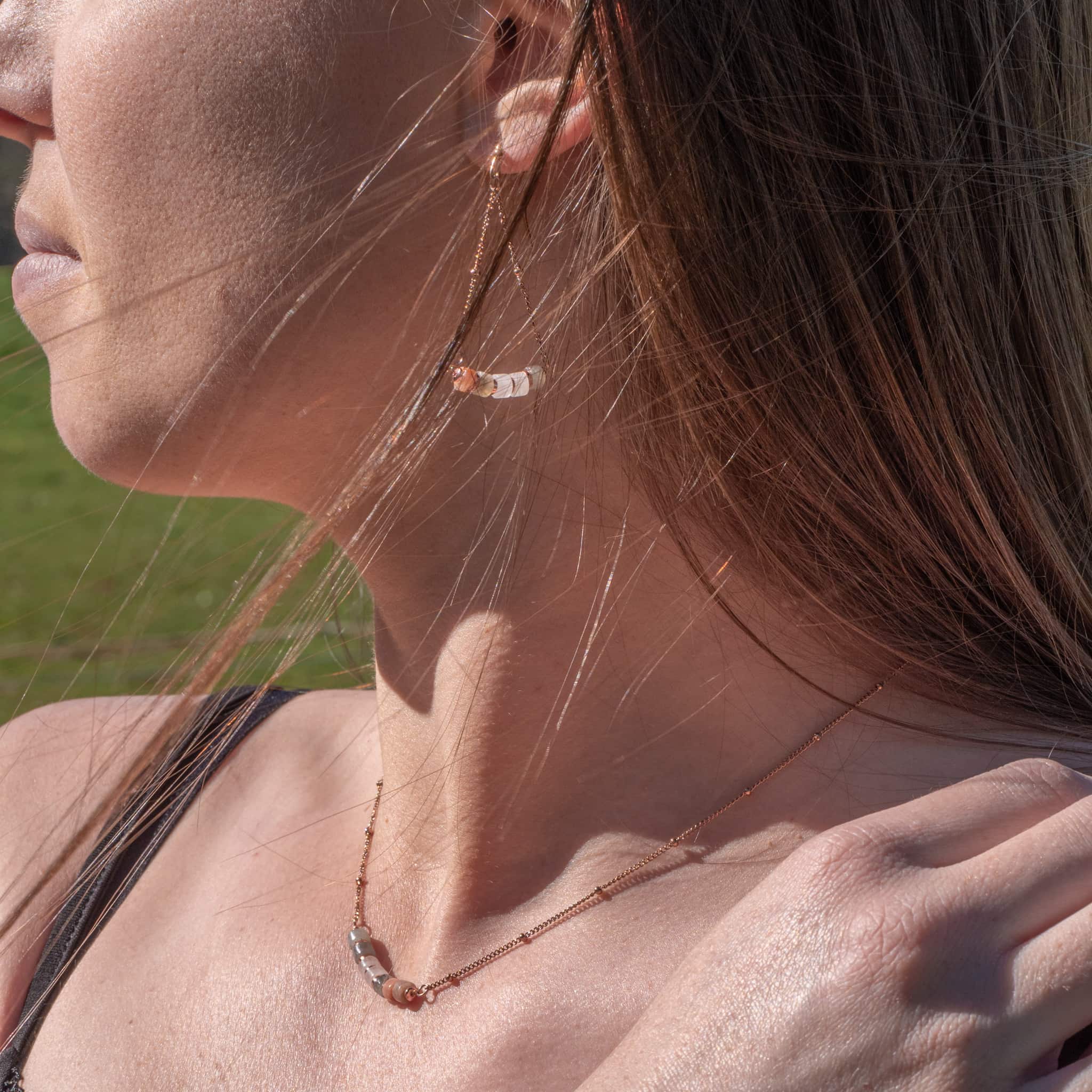 Collier Piana en Pierres de Lune - SLOYA