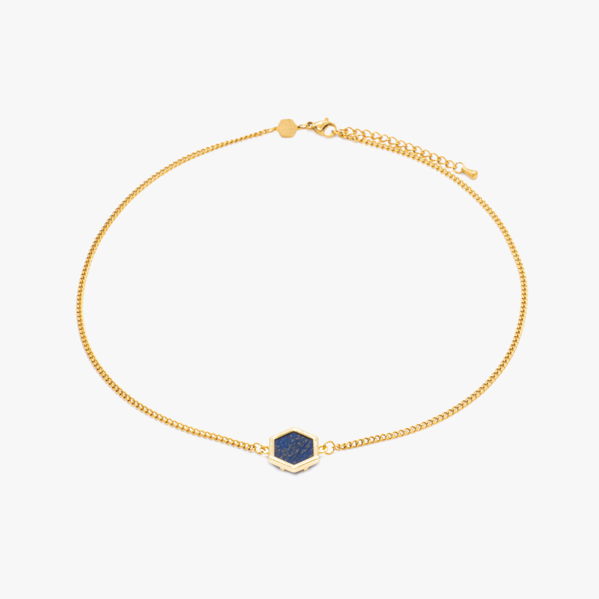 Collier Hexalia en pierres Lapis-lazuli - SLOYA