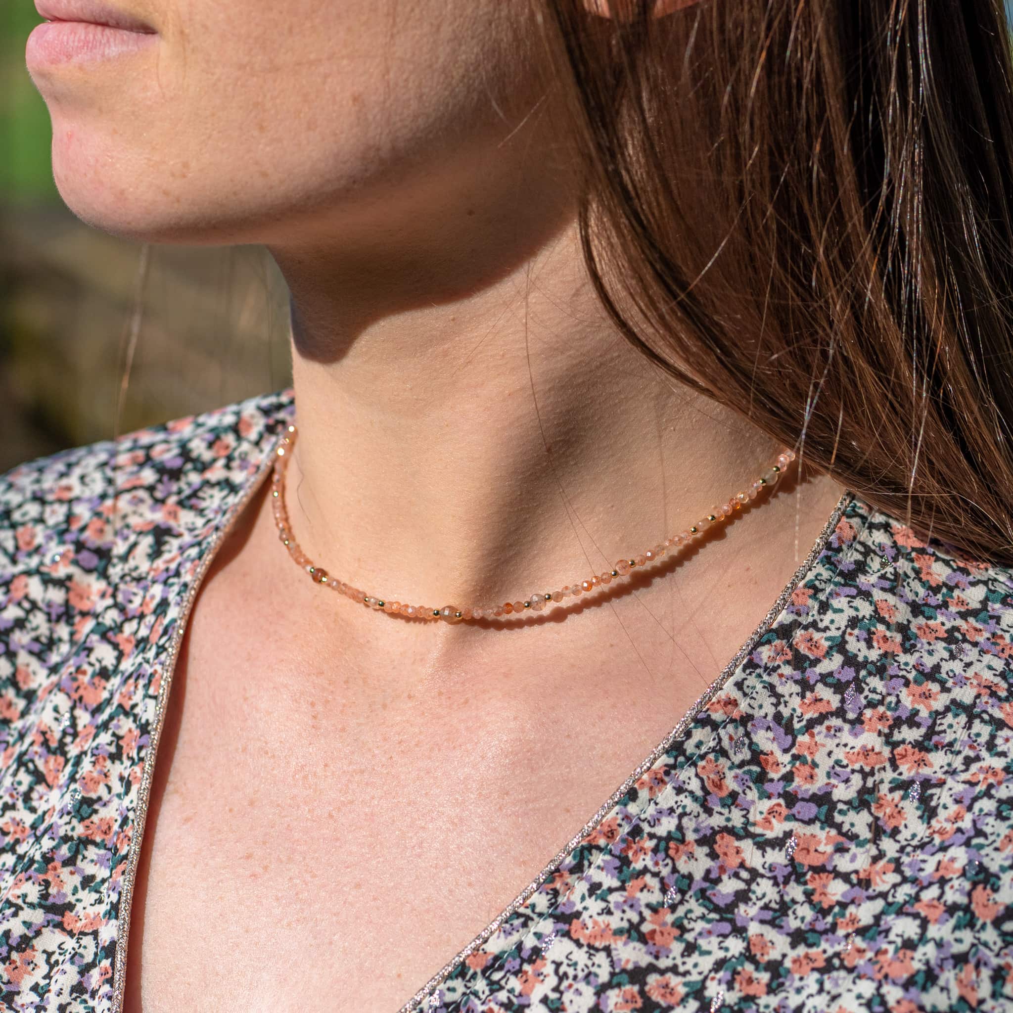 Collier Paloma en pierres de Soleil - SLOYA