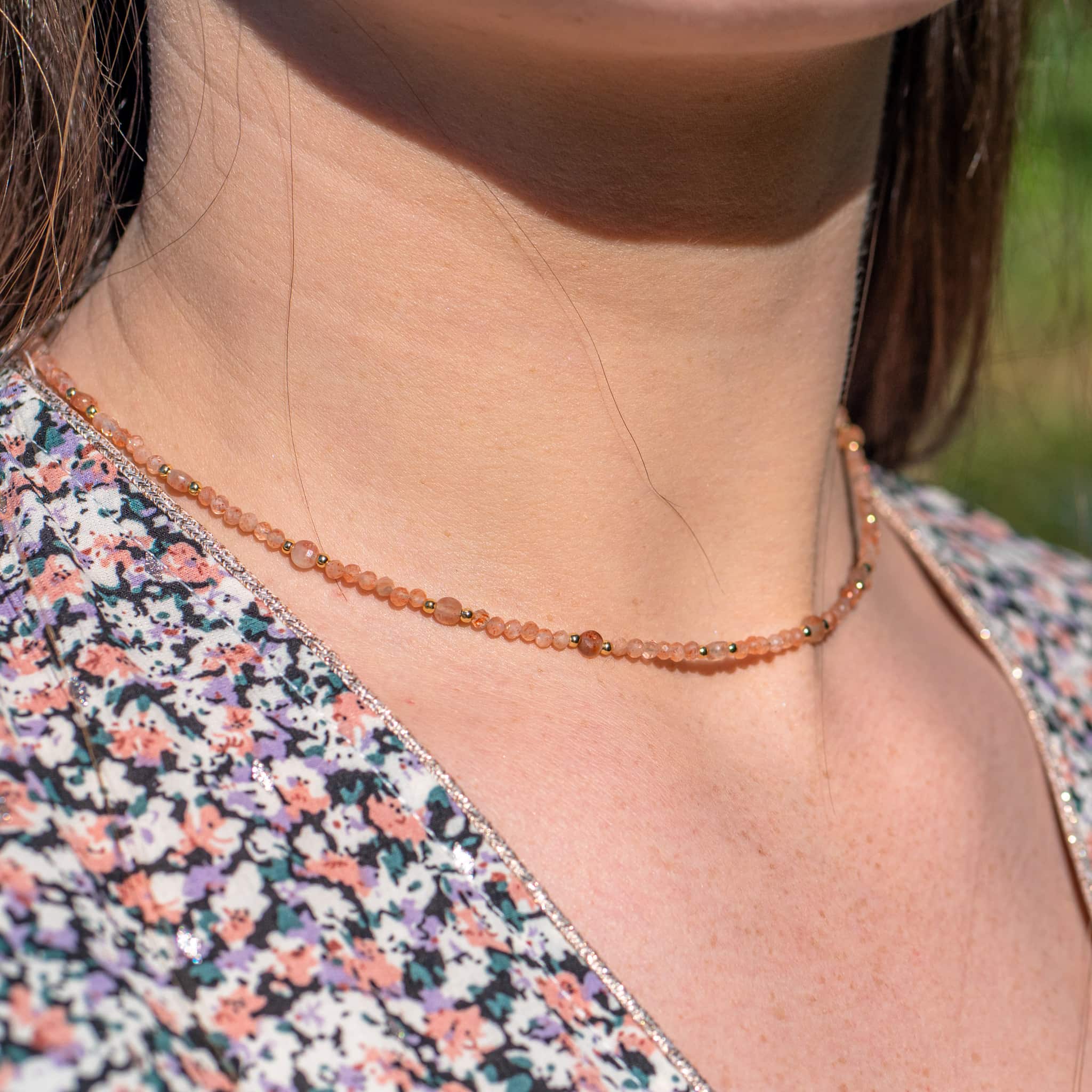Collier Paloma en pierres de Soleil - SLOYA