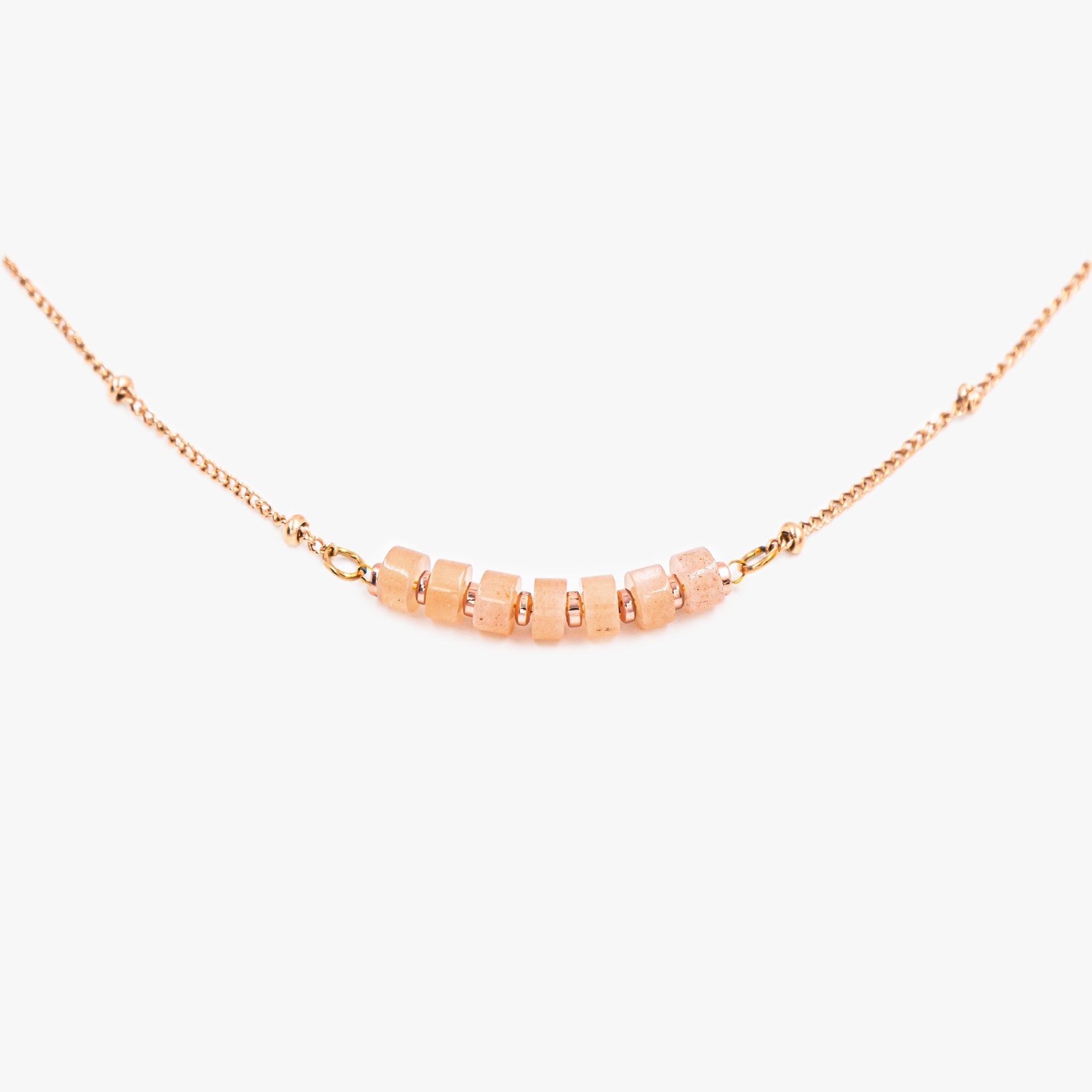 Collier, bracelet et boucles d'oreilles Piana en pierres de Soleil - SLOYA