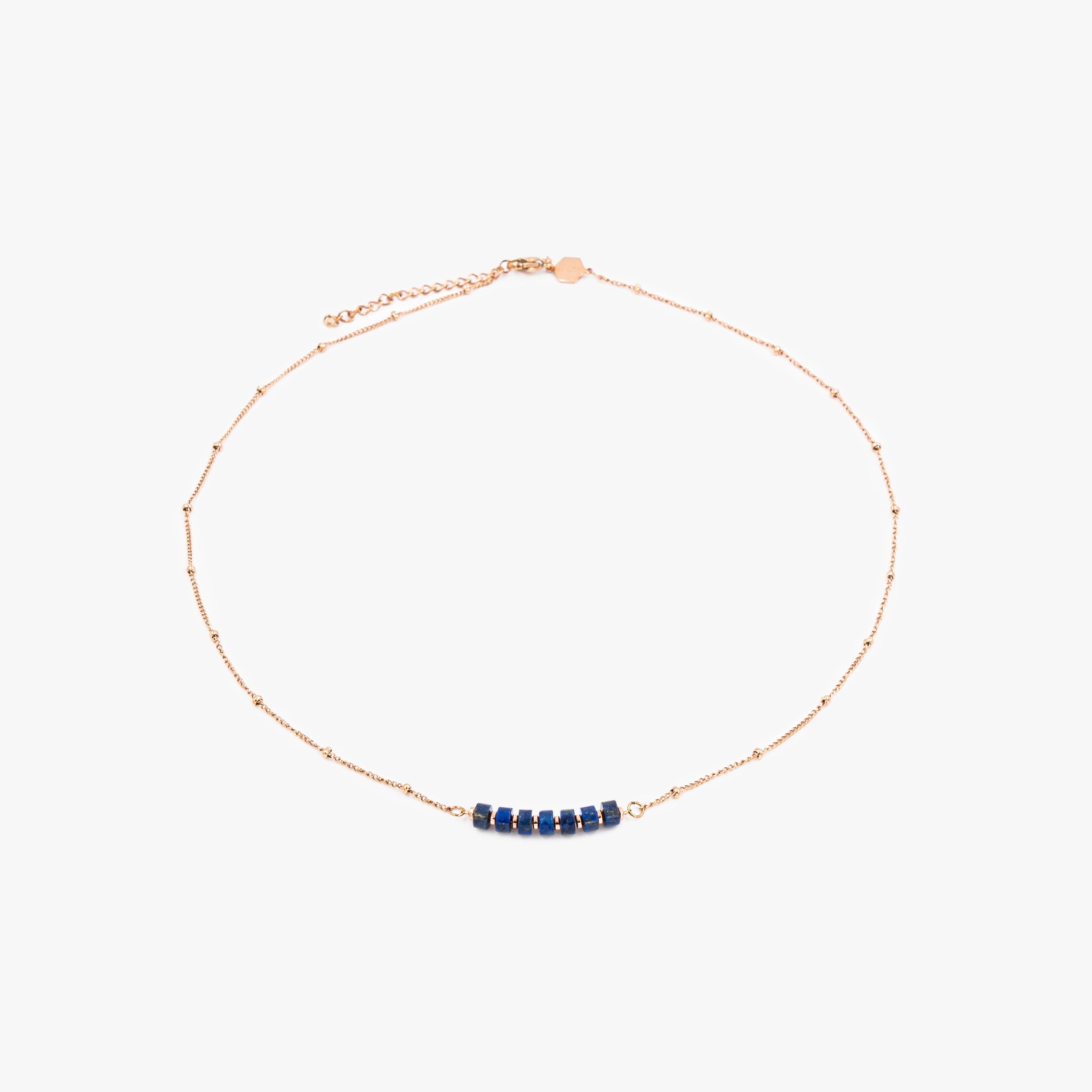 Collier PIANA en pierres Lapis-lazuli - SLOYA