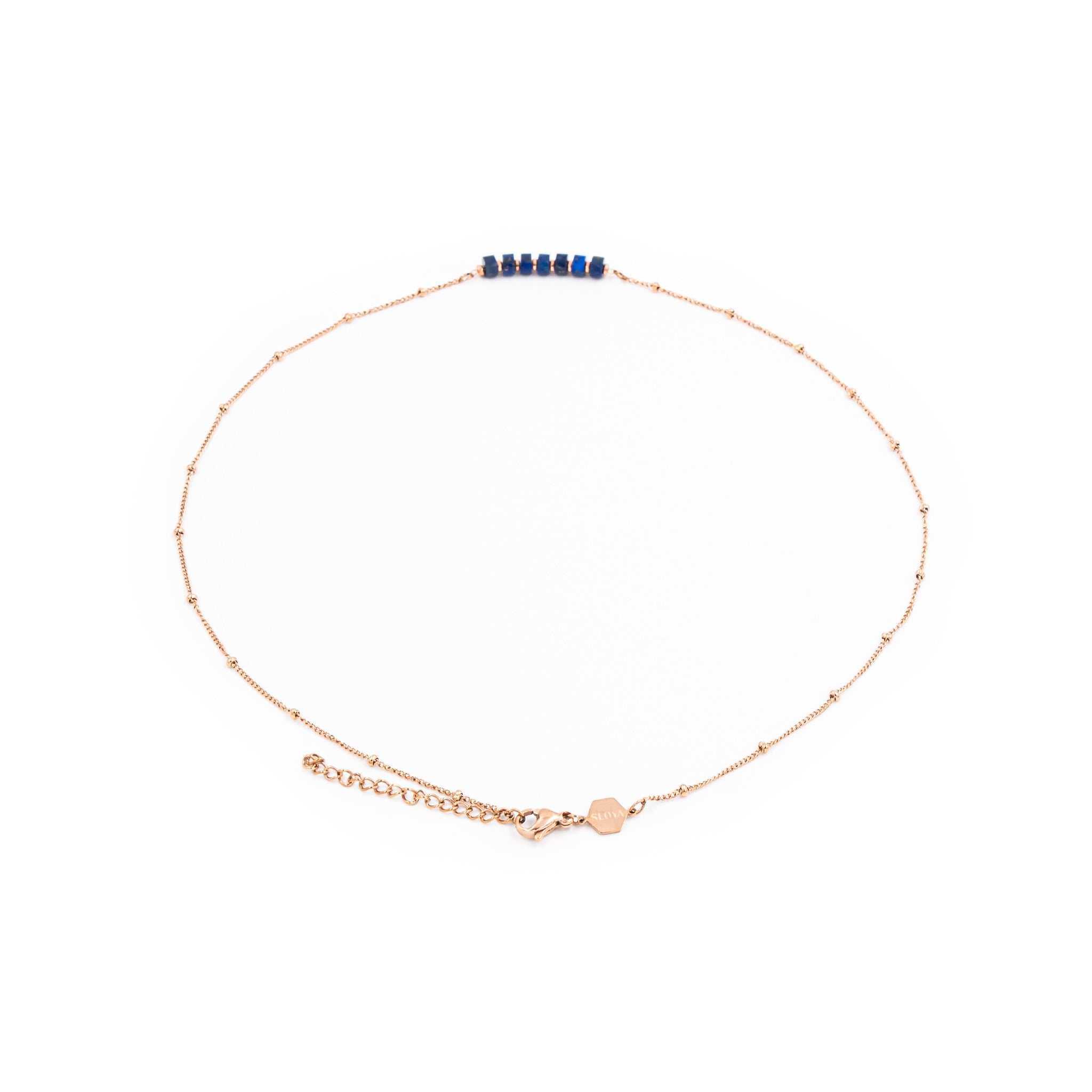 Collier PIANA en pierres Lapis-lazuli - SLOYA